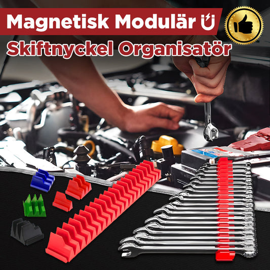 Magnetisk modulär skiftnyckel organisatör