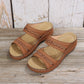 Retro Wedge Sandaler