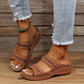 Retro Wedge Sandaler