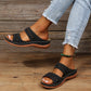 Retro Wedge Sandaler