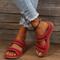 Retro Wedge Sandaler
