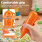 🥕🐰Söt morotsformad inspelningsenhet, smidig kulspetspenna