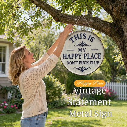 ✨ "This Is My Happy Place” dörrskylt ！ 🏡