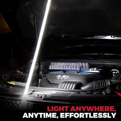 💡 50% RABATT NU! 🔋 Flexibel Uppladdningsbar LED-Arbetslampa – 7 timmars batteritid, 112 cm flexibel stång & 3 ljusstyrkor – perfekt för proffs och gör-det-själv 🛠️✨
