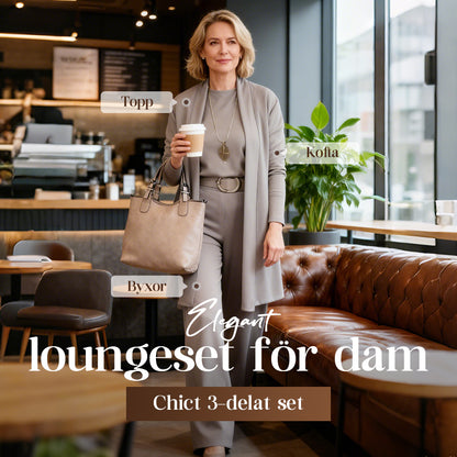 ⏳Tidsbegränsat Specialerbjudande⏰✨ Elegant 3-delat Set för Damer 💞– Perfekt för Socialt, Hemma, Resor & Affarsresor 👗💼✈️ | Premium Stretchtyg med Smickrande Passform 🔥