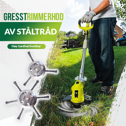 🎁Hett Salg 60% AV⏳Gresstrimmerhode laget av ståltråd🌳🏡