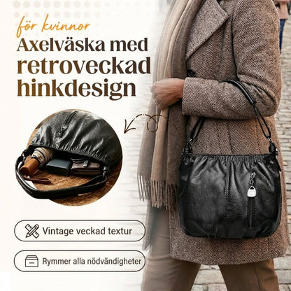 ⏰ Endast nu 49% rabatt!👜✨ Avslappnad veckad väska i mjukt läder ✨ – Praktisk bucket-väska med stil 💼 Lätt, slitstark och perfekt för vardagsbruk! 🌟