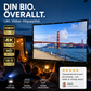 🎬 Vikbar antljus-projektorduk 100 tum – 4K/3D klar bild även i dagsljus!