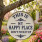 ✨ "This Is My Happy Place” dörrskylt ！ 🏡