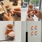 3D-söt Shiba Inu självhäftande dörrstopp & stressboll