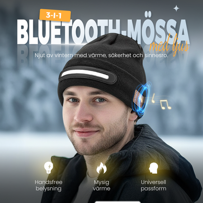 🧢 Exklusiv rabatt -50 %! 💡 Uppladdningsbar Bluetooth-mössa – perfekt för nattlöpning och camping 🏃 | 3-läges LED och varm ✨