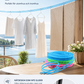 🔥 KÖP 1 FÅ 1 GRATIS 🌬️ Vindtät & halkfri tvättlina – håll kläderna på plats hemma, på resan och under campingäventyret! 🧺✨