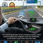 🚗50% RABATT NU! Head-up-display för bil med GPS, digital hastighetsmätare – nedräkning till trafikljus och rödljusvarning via HUD, universell varningsenhet för förarsäkerhet för att undvika böter vid stadskörning