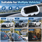 🚨50 % rabatt🔥! Få bilen att se övervakad ut – soldriven LED-varningslampa utan kablar