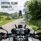 ❄️Summerfresh 50% rabatt!🏍️Justerbar vindskydd för motorcykel – Universell vindskyddsspoiler för hjälmvibrationer, vindbrus och turbulens