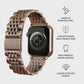 ❄️Sommarfräscht 50% rabatt!✨Länkarmband i rostfritt stål för Apple Watch – Elegant metallarmband med säkert tryckspänne