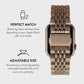 ❄️Sommarfräscht 50% rabatt!✨Länkarmband i rostfritt stål för Apple Watch – Elegant metallarmband med säkert tryckspänne