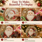 🎄Julpärlor Diamantkonst Hängande Ornament Kit | Slitstarka Pärlkulor Som Bleknar Gör-det-själv Handgjord Hängande Juldekoration 🎅💎