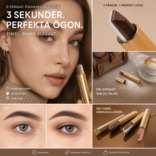 💗SISTA DAGEN – KÖP 1, FÅ 1 GRATIS💗🥰Ögonskuggspenna i tre färger med tonövergång