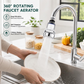 🚰 50 % rabatt! ✨ Vattenfilter till kran med 360° rotation och 3 lägen – stänkskyddad design; en smidig vattenrenare för kök och badrum.