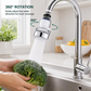 🚰 50 % rabatt! ✨ Vattenfilter till kran med 360° rotation och 3 lägen – stänkskyddad design; en smidig vattenrenare för kök och badrum.
