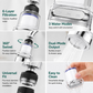 🚰 50 % rabatt! ✨ Vattenfilter till kran med 360° rotation och 3 lägen – stänkskyddad design; en smidig vattenrenare för kök och badrum.