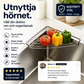 💧🧽 50 % rabatt! En osynlig hjälpare i hörnet vid diskhon som håller arbetsbänken snygg och prydlig! Slipp vattenfläckar och stök – få en välordnad och prydlig diskho.