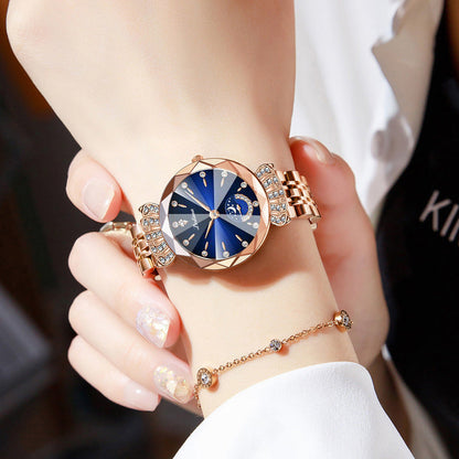 【🎁MYCKET BRA PRESENT】Fashionabla Diamond Moon Star Watch för kvinnor