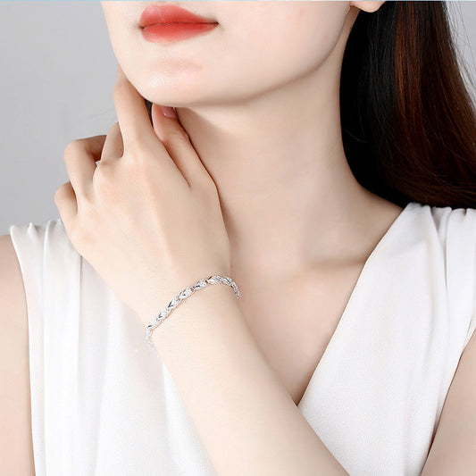 🎉Produkt A✨Elegant gnistrande Lucky Clover Armband