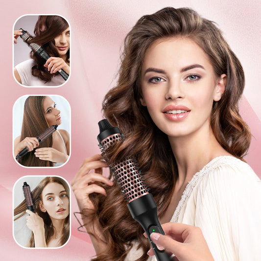 🤩 Begränsad het försäljning 💖🔥3 i 1 Termisk borste 32mm Curling Iron Brush