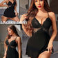 Sexy Lace Mesh Lingerie with Side Slit