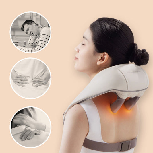🎁Begränsad tid Halva priset⏳Ny smart värmemassager för nacke och axlar (med massageolja)