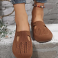 Kvinnor Walking Bekväma Andas Knit Flats Skor
