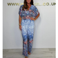 🌷Summer Hot Sale-49% rabatt🩵Bohemisk jumpsuit med vida ben och tryck