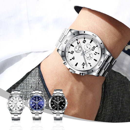 ⌚ LYXIG VATTENTÄTT KVARTSUR MED LUMINISCENS ✨