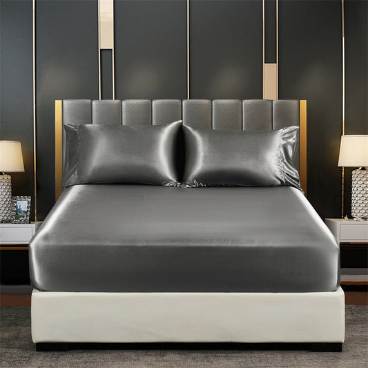 🛏️ 50% RABATT NU! Försättsblad i syntetisk satin – silkesmjuk kylning, andningsbar & hypoallergenisk – perfekt för en sval, lyxig och oavbruten sömn 🌙✨