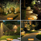 🌳✨ Låt trädgården lysa upp efter solnedgången! Solcellsdrivna trädgårdsspotlights med starkt, riktbart ljus, automatisk tändning & IP65-väderskydd – helt utan kablar! ☀️