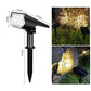 🌳✨ Låt trädgården lysa upp efter solnedgången! Solcellsdrivna trädgårdsspotlights med starkt, riktbart ljus, automatisk tändning & IP65-väderskydd – helt utan kablar! ☀️