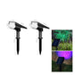 🌳✨ Låt trädgården lysa upp efter solnedgången! Solcellsdrivna trädgårdsspotlights med starkt, riktbart ljus, automatisk tändning & IP65-väderskydd – helt utan kablar! ☀️