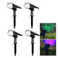 🌳✨ Låt trädgården lysa upp efter solnedgången! Solcellsdrivna trädgårdsspotlights med starkt, riktbart ljus, automatisk tändning & IP65-väderskydd – helt utan kablar! ☀️