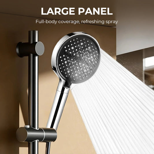 🔥 Högtrycksdusch med justerbar stråle – 15 cm panel & 7 lägen för maxad duschupplevelse! 🚿✨