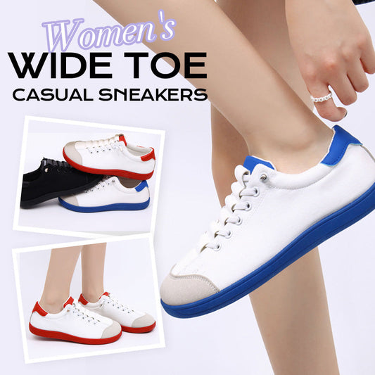 🔥 LIMITED EDITION: Women's Wide-Fit Comfort Sneakers - Ultimate Toe Freedom! 🦶💥