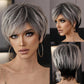Lyxiga Andningsbara Kortperuker med Naturligt Lager – Högkvalitativ Bionisk Fiber för Elegant Daglig Look 💎