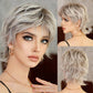 Lyxiga Andningsbara Kortperuker med Naturligt Lager – Högkvalitativ Bionisk Fiber för Elegant Daglig Look 💎