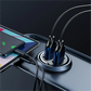 🚗 50% RABATT NU! ✨ 2-portars Kompakt Bilsnabbladdare - 24W USB-C & USB-A med Överhettningsskydd för Effektiv Laddning Under Resor 🔌📱