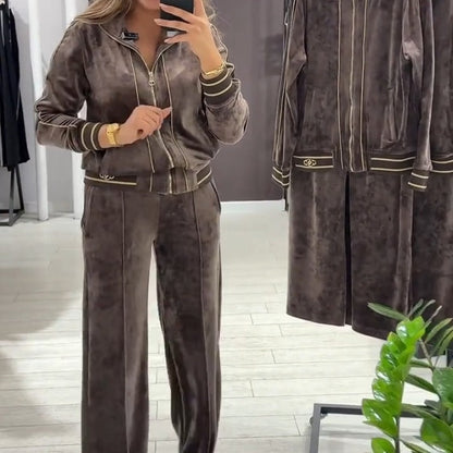 ✨ Tvådelat träningsset för kvinnor – elegant komfort för alla tillfällen! 💃
