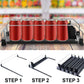 ❄️ Automatisk Dryckesförskjutare 3-6 st Paket (Frys/Kyl) 🥤
