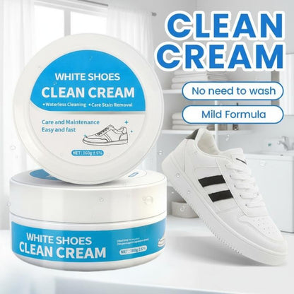 💧🧼 No-Wash Skohus & Läderrens Cream - Färgförtädare med Sponge