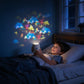 Dynamisk roterande LED-projektorlampa