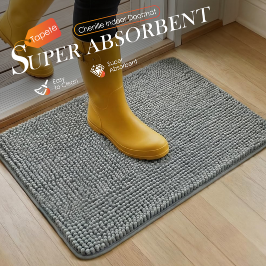 🌞Frisk vår med 50 % rabatt!🧽 Muddy Mat Original Anti-Moddermat | Högabsorberande Chenille | Halkskydd & Husdjursvänlig | Extra mjuk